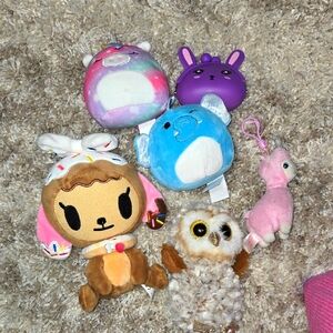 Bundle Of Colorful Plush Toy Set for Kids